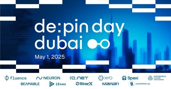 DePIN Day Dubai 2025: Over 400 Builders, 28 Speakers and a Global Community Shaping the Future of DePIN