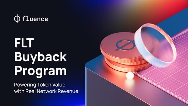 Announcing Fluence’s FLT Buyback Program: Powering Token Value with Real Network Revenue